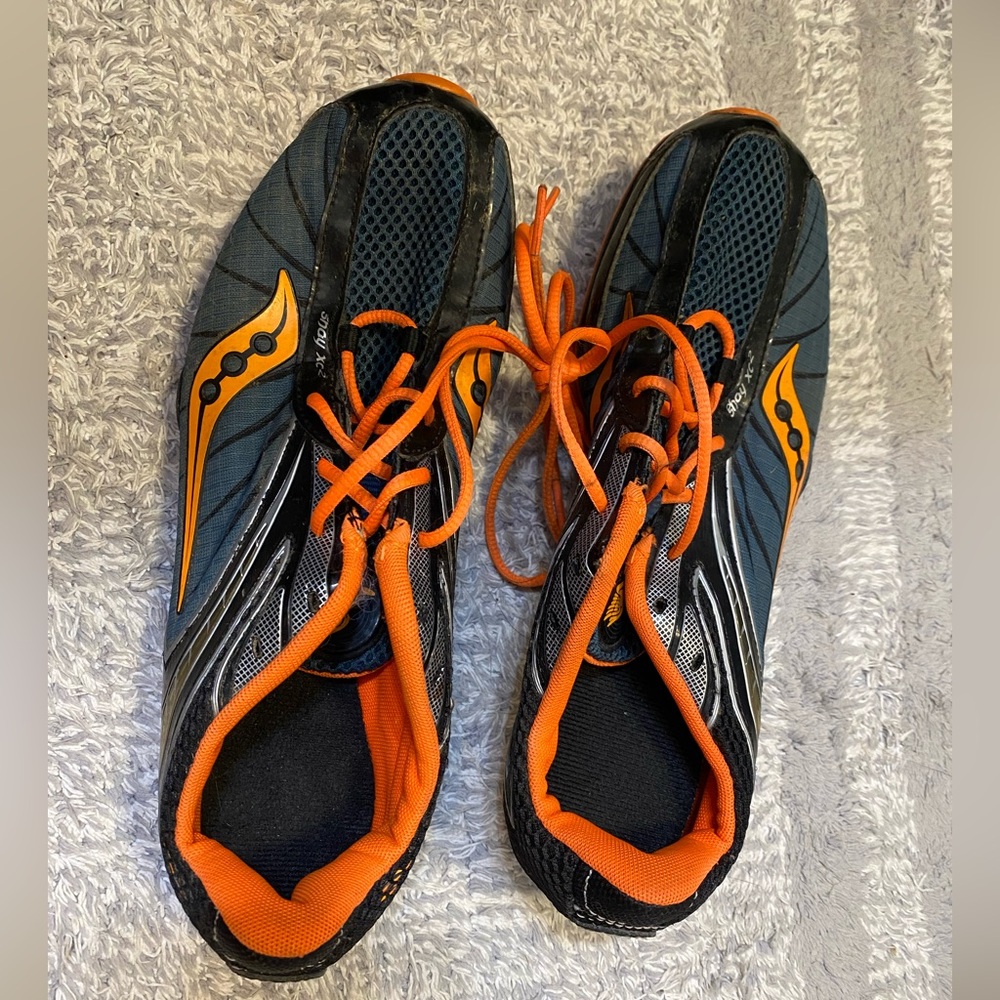 Men’s Saucony Black and Orange Athletic Shoes